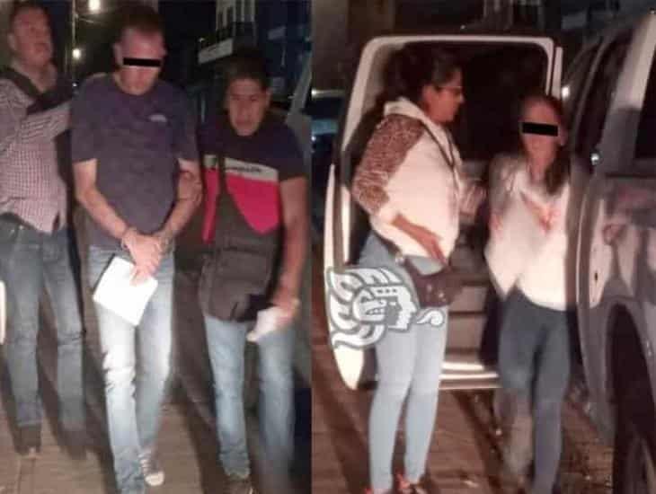 Padre e hija son atrapados por atacar con fuego a joven en Xalapa