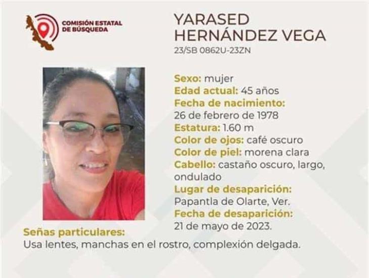 Buscan en Papantla a Yarased, desaparecida desde el domingo