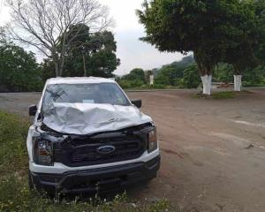 Camioneta atropella y mata a caballo en carretera a San Andrés Tuxtla