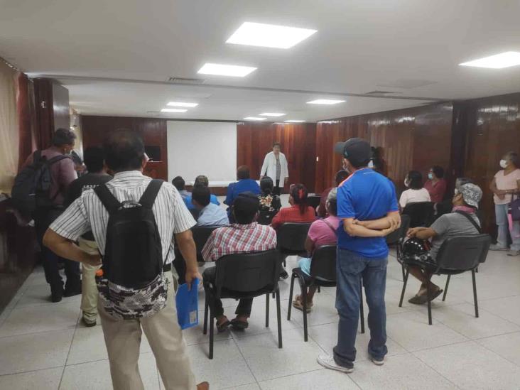 Realiza HGZ No. 36 del IMSS Veracruz Sur reunión con pacientes de hemodiálisis