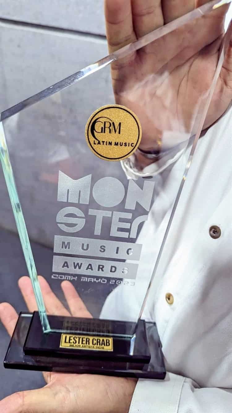 Orgullos de Coatza: Lester Crab y Gen7 triunfan en el Monster Music Awards 2023