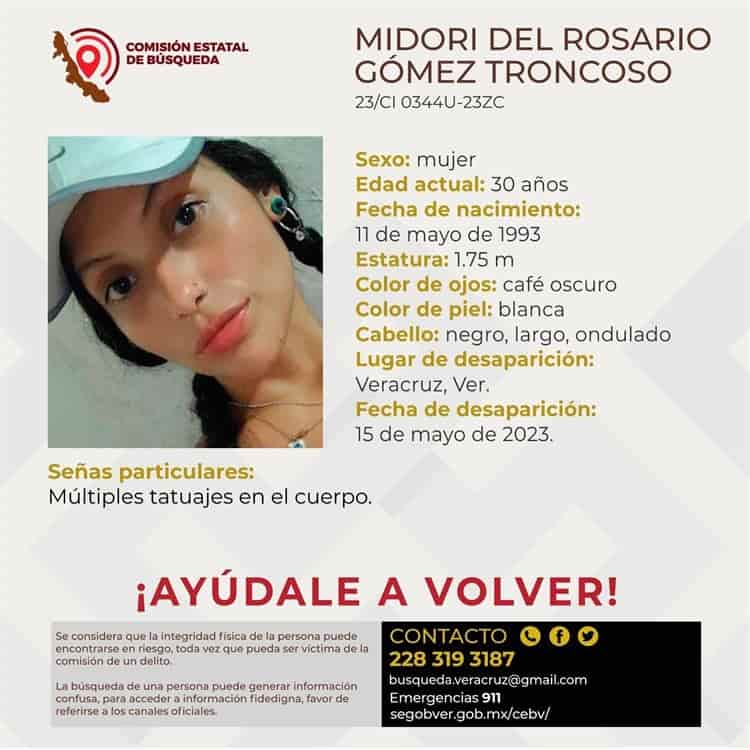 Desaparece mujer en la ciudad de Veracruz
