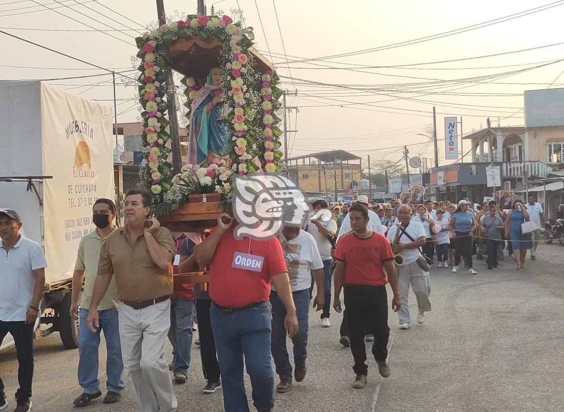 Llevan a cabo procesión en honor a Nuestra Señora del Sagrado Corazón (+Video)