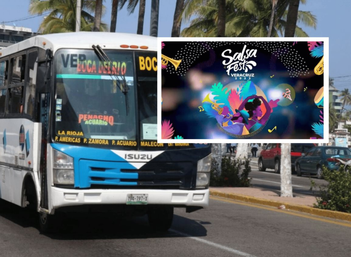 Camiones en Boca del Río se alistan para el Salsa Fest