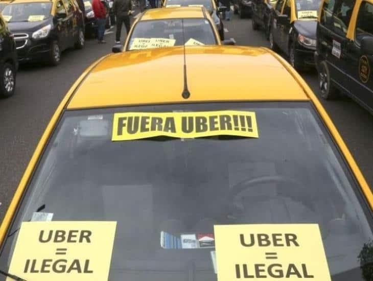 Uber opera con normalidad en Veracruz pese a restricción legal, acusan taxistas