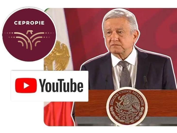 Suspende YouTube cuenta del gobierno que transmite las mañaneras de AMLO