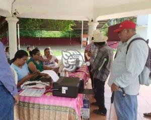 Acercan servicios del Registro Civil a localidades en Ixhuatlán del Sureste