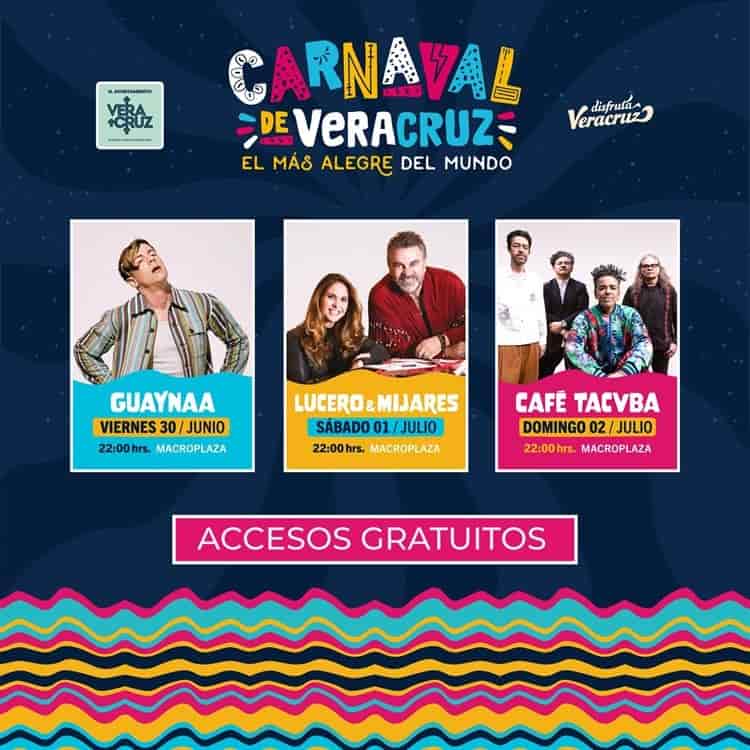 ¿Estás listo? Ellos son los artistas del Carnaval de Veracruz