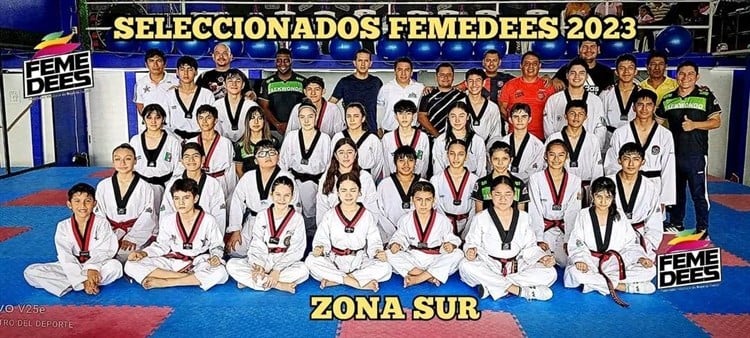 Taekwondoínes de Coatza representarán a México en Mundial Escolar
