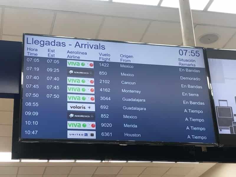 Con retrasos de 2 horas  en vuelos de Aeroméxico en Veracruz