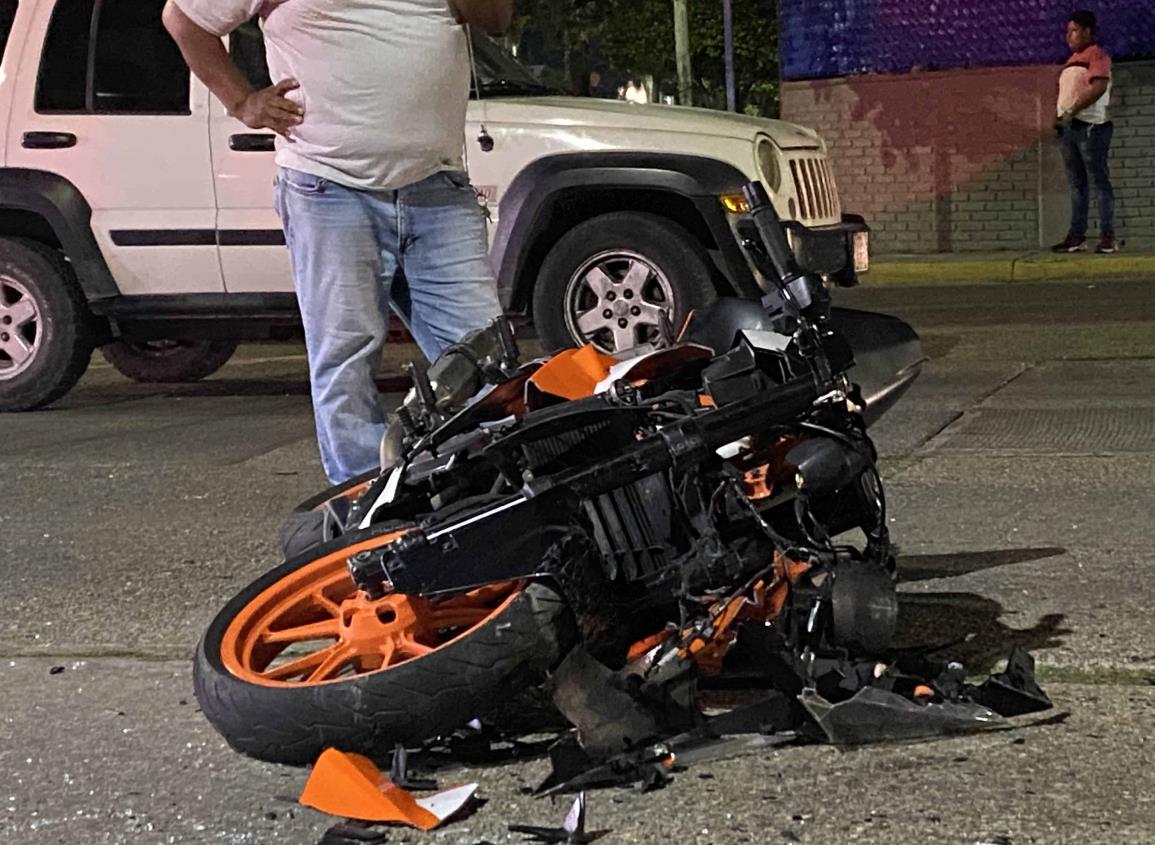 Se registran hasta 20 accidentes de moto al mes en Minatitlán