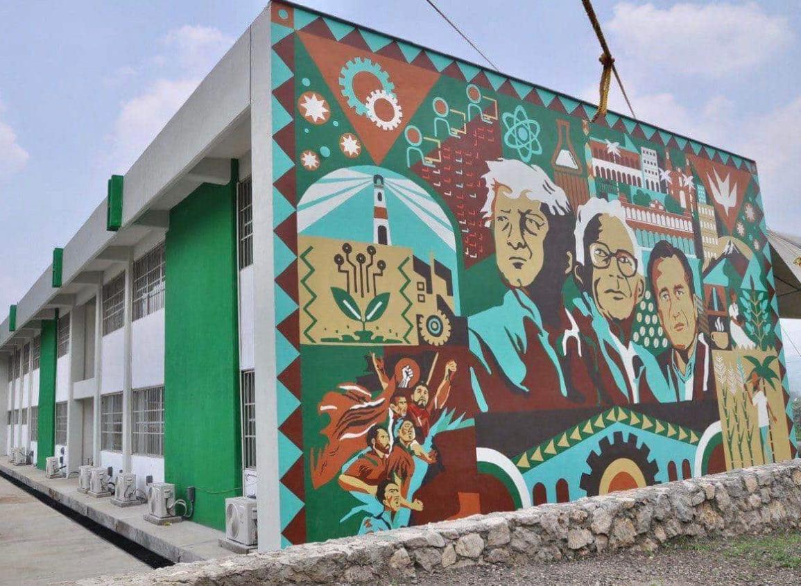 Inmortalizan al Presidente de la República en mural por hacer posible el nuevo Conalep en Córdoba