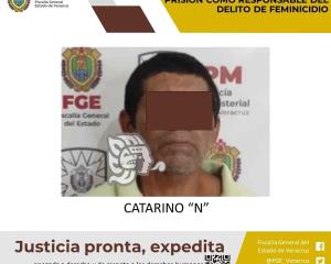 Refunden 40 años en la cárcel a celoso feminicida de Catemaco