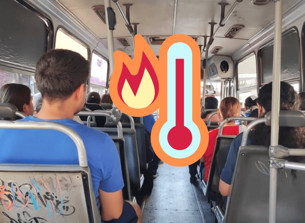 Por calor se desvanece joven transporte público en Veracruz