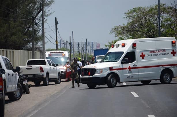 Fuerte movilización por balacera en Las Bajadas, en Veracruz (+Video)