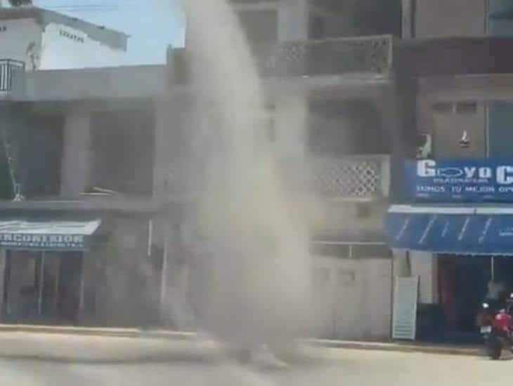 Sorprende en Las Choapas la formación de un tornado (+Video)