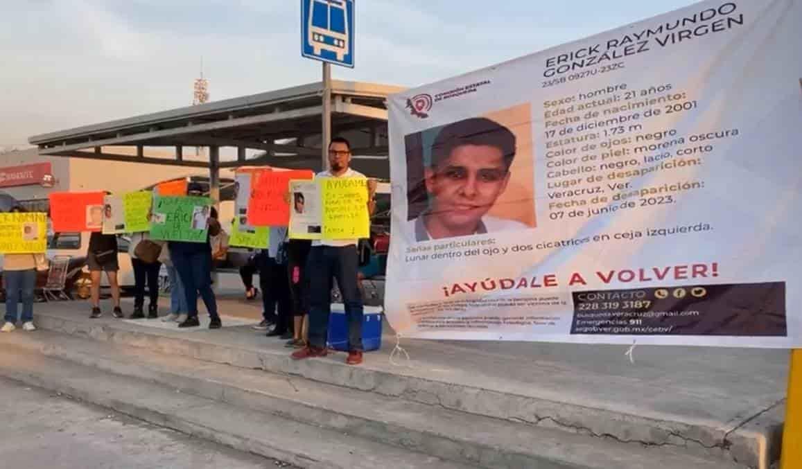 No pierden la esperanza, sigue buscando a Erick Raymundo en Veracruz(+Video)