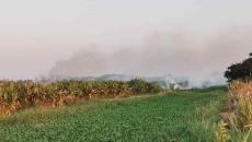 Altas temperaturas aumenta incendios en pastizales en áreas pantanosas de Nanchital (+Video)