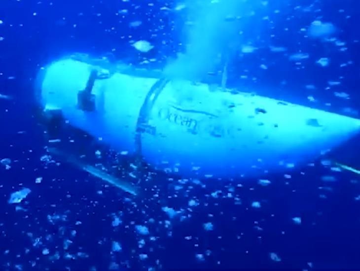 Encuentran restos cerca del Titanic durante búsqueda del submarino desaparecido