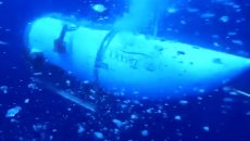Encuentran restos cerca del Titanic durante búsqueda del submarino desaparecido