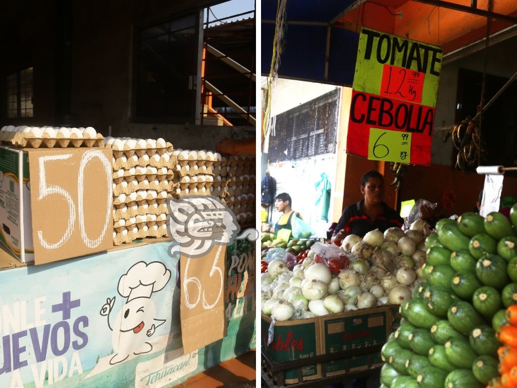 Calor derrite precios del huevo, frutas y verduras en Coatzacoalcos
