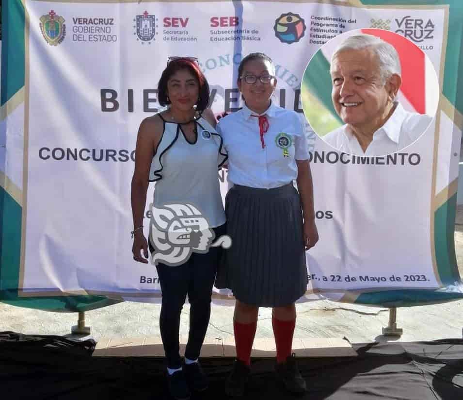 Estudiante prodigio de Coatzacoalcos conocerá al presidente de la República