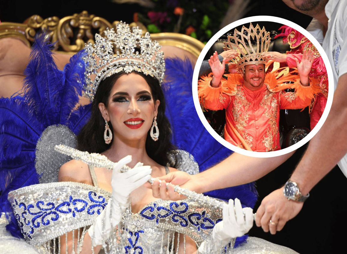 Coronan a reyes de la Comunidad LGBTIQ + Jarochos del Carnaval de Veracruz 2023