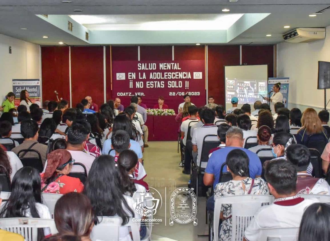 Gobierno de Coatzacoalcos imparte Conferencias de Salud Mental en la Adolescencia: “No estás solo”