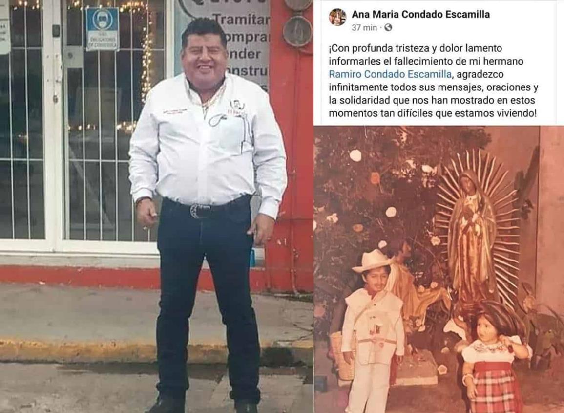 Confirman pruebas de ADN muerte de Ramiro Condado Escamilla; familia agradece solidaridad