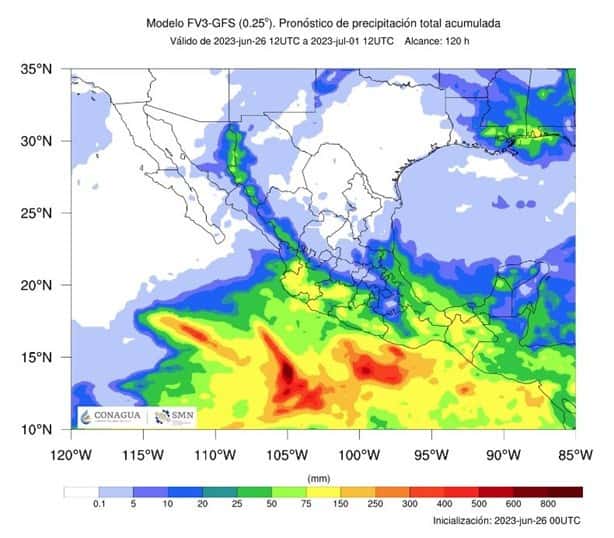 Onda Tropical 8: ¿Cuándo entra a México y qué estados serán afectados?