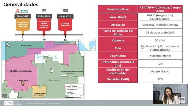 Ampliará Pemex producción en yacimiento petrolero en el sur de Veracruz