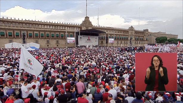 La 4T está más fuerte que nunca: López Obrador en su mitin por los 5 años de su triunfo electoral