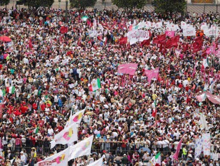 La 4T está más fuerte que nunca: López Obrador en su mitin por los 5 años de su triunfo electoral