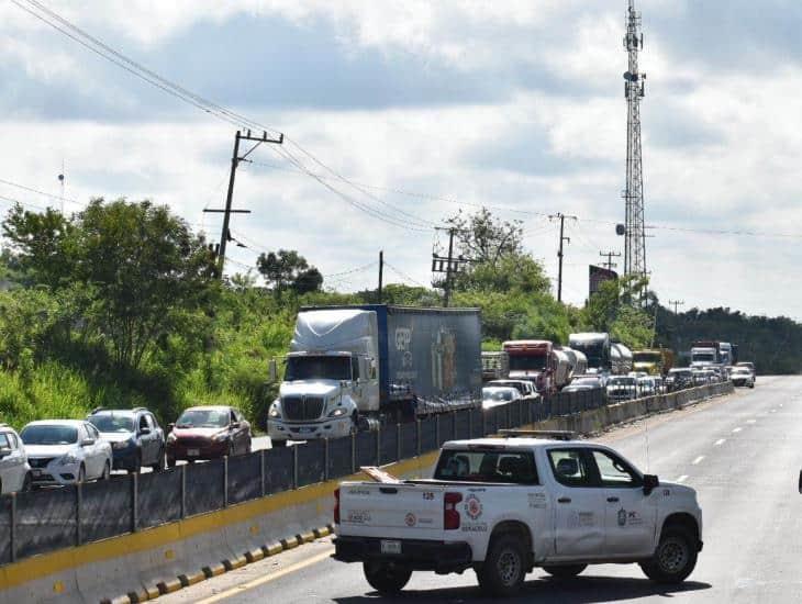 Accidente en la Jáltipan- Acayucan cierra circulación ¡toma otra ruta!