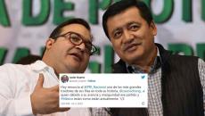 Es el más grande traidor del PRI; Duarte twittea contra Osorio Chong tras desbandada al PRI