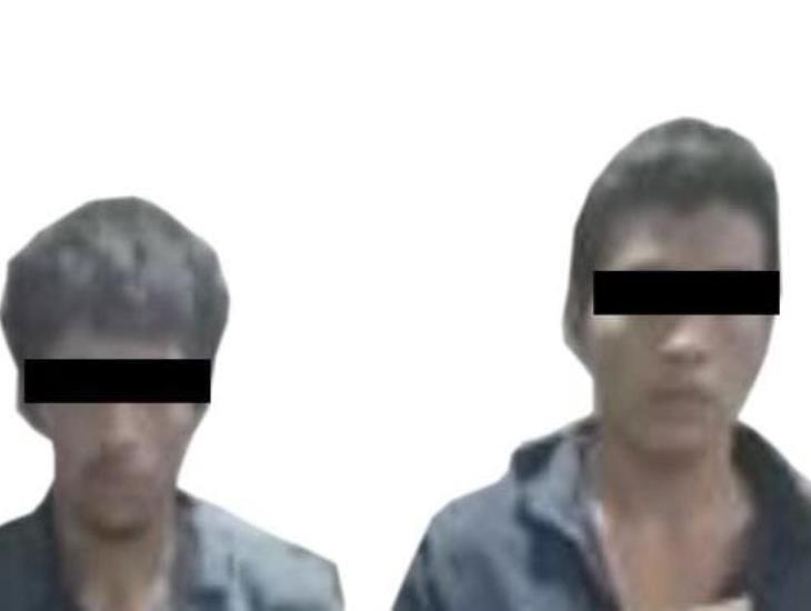 Detienen a 2 hombres por posesión de 22 dosis de cristal en Nanchital