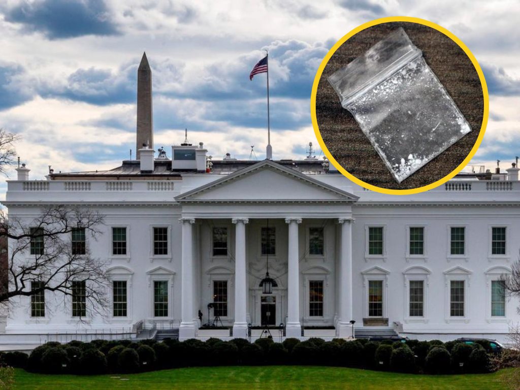 Encuentran cocaína en la Casa Blanca