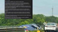 Intento de atraco habría causado accidente de autobús en el sur de Veracruz