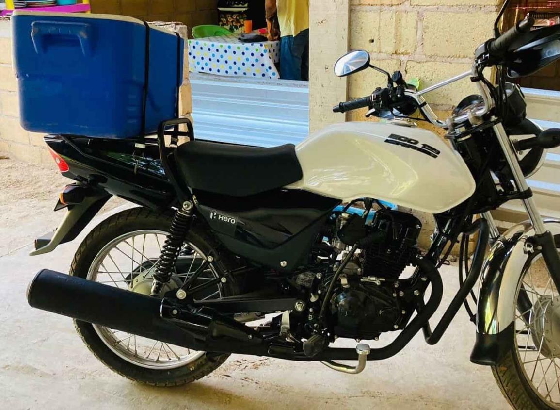 Se roban moto en Chinameca