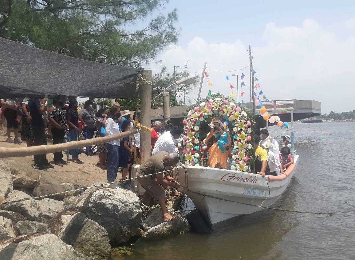 Habrá tradicional paseo de la Virgen del Carmen en el río Coatzacoalcos