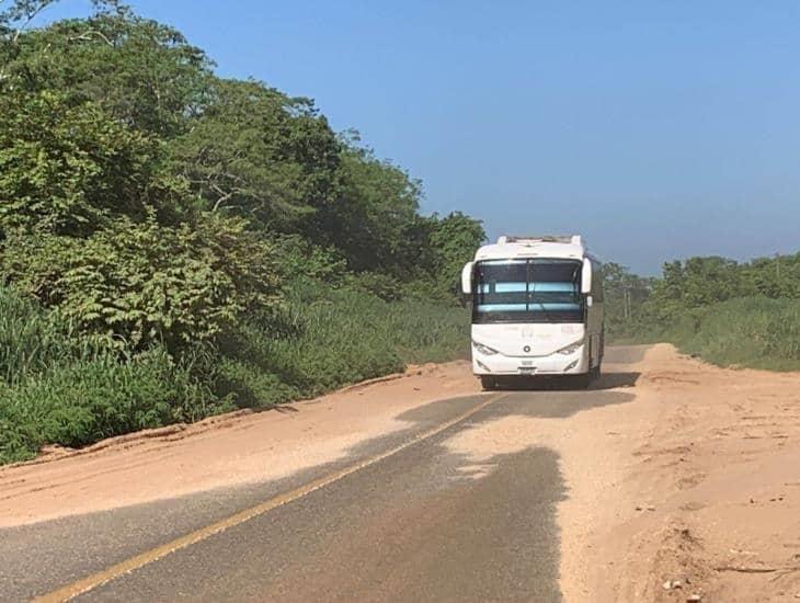 Peligro por trampa de arena a la altura de la Cerquilla