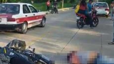 Sujeto pierde la vida tras derrapar de su motocicleta en Cosolea