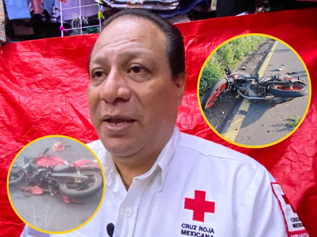 Se registran más de 30 accidentes de moto al mes en Minatitlán