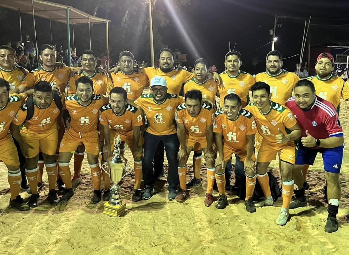 Ya hay campeón en el futbol de El Tamarindo