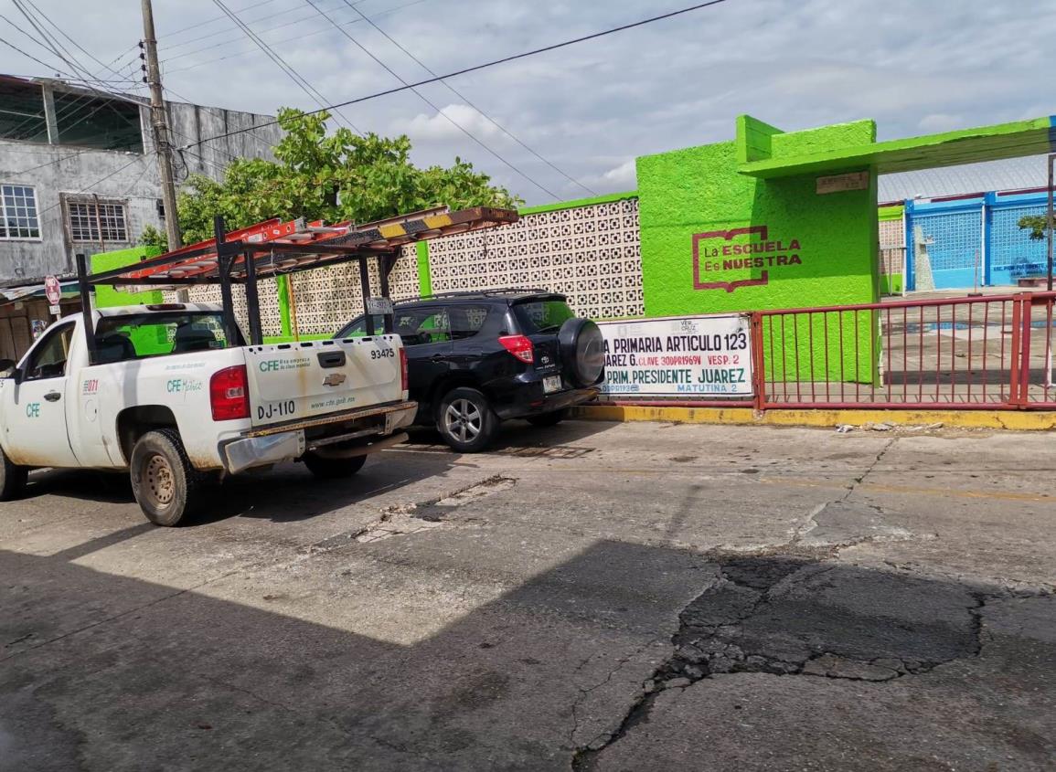 En el periodo vacacional policías y padres de familia se encargarán de vigilar las escuelas de Nanchital