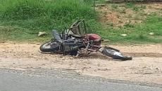 Reclamaron los restos de motociclista fallecido la altura de la carretera antigua a Coatzacoalcos