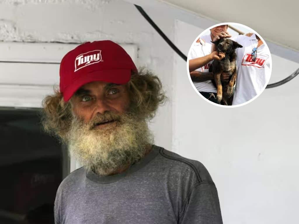 Náufrago australiano regala a Bella, la perrita que lo acompañó durante dos meses a la deriva