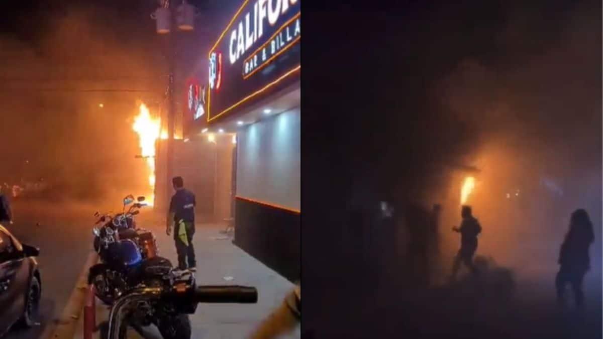 Continúan investigaciones para dar con responsable del incendio del Bar  “Beer House cantina” | VIDEO