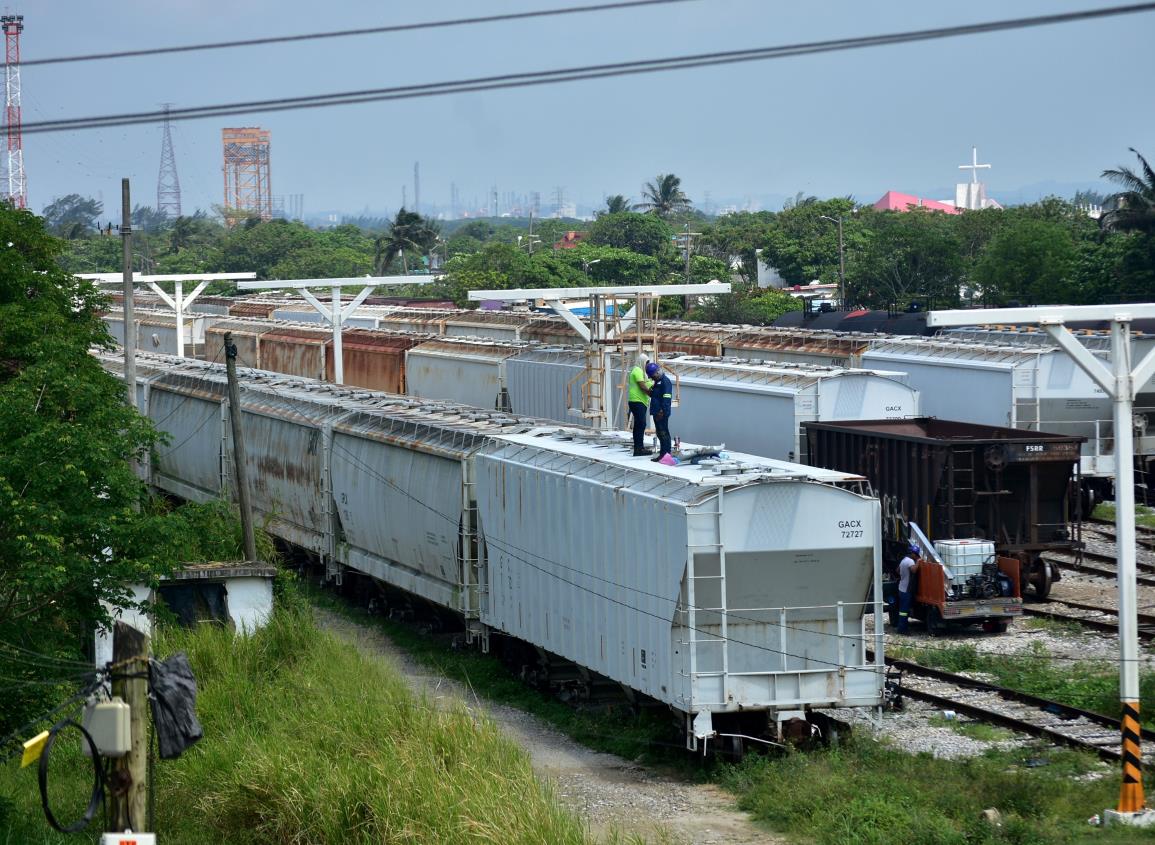 Veracruz, el segundo estado con más movimiento de carga por vía férrea