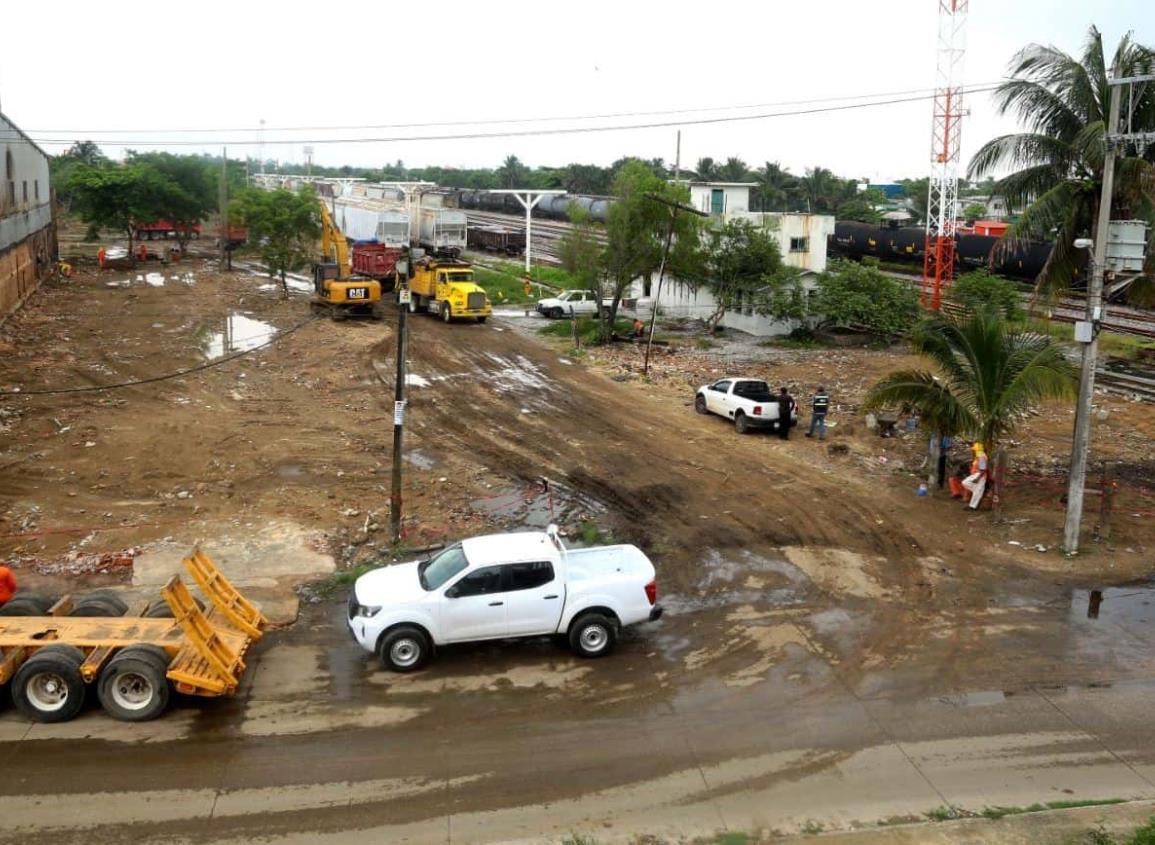 En esta etapa va la construcción de la terminal de ferrocarriles en Coatzacoalcos l VIDEO